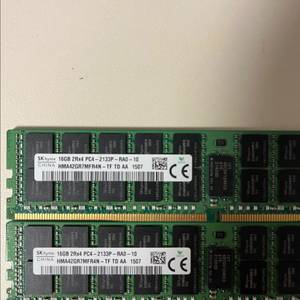 하이닉스 서버용램 16GB 2Rx4 PC4 -2133P -RA0 2개 일괄 이미지