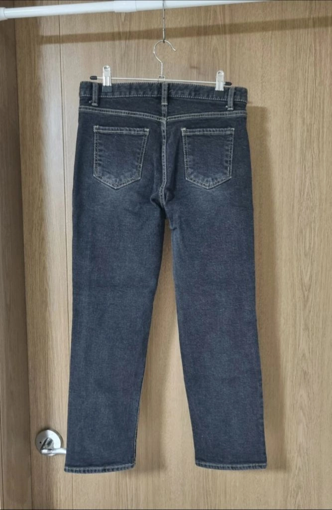 블랙진 스판 데님 팬츠 여성 27인치 이미지