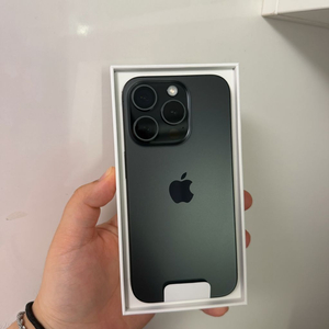 새상품) 애플 아이폰 15프로 128GB 티타늄 블랙 이미지