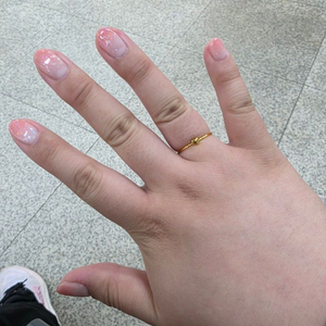 24k순금 데일리 반지+로얄블루 사파이어 팝니다(이번주만 할인) 이미지