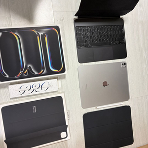 iPad Pro13 m4(아이패드 프로 13 m4) 256gb wifi 실버 (애케플 27.04.02) 풀세트 이미지