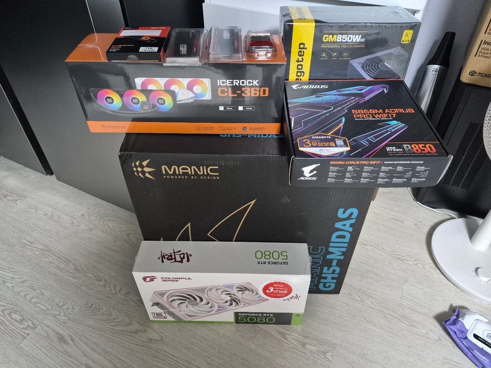 게이밍PC 9800X3D 1TB SSD 32GB RAM RTX5080 최근 구입, 최고 가성비 - 안심되는 중고거래