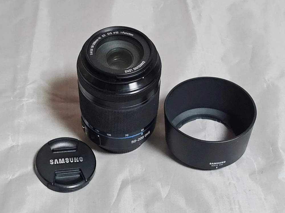 삼성 NX 55-200mm 미러리스용 망원 줌렌즈 이미지