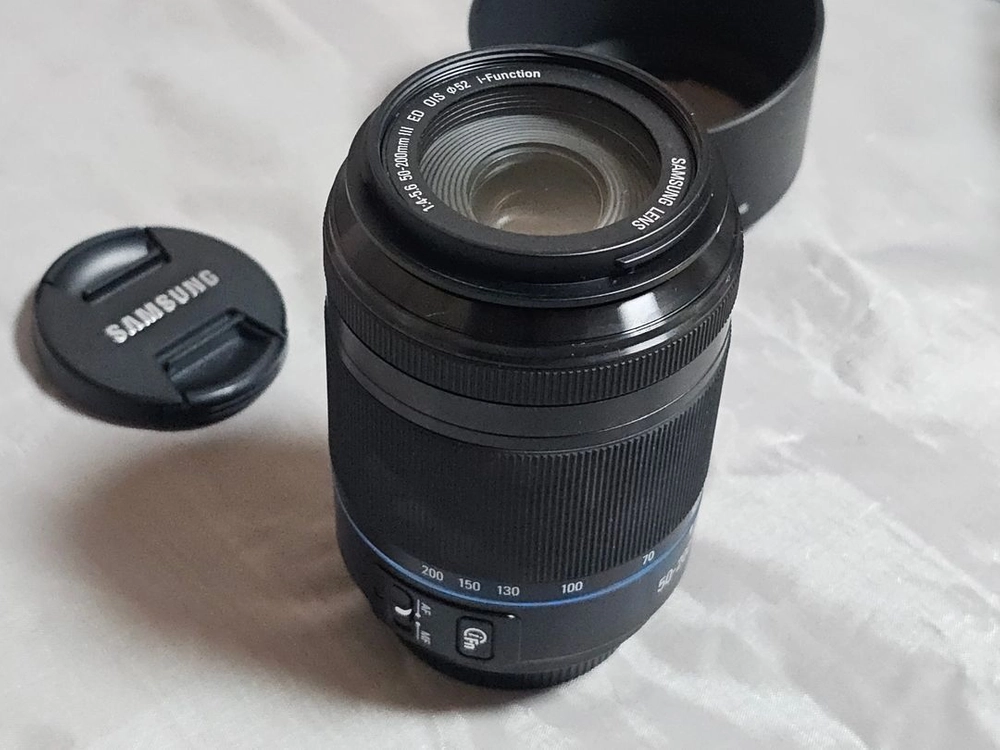 삼성 NX 55-200mm 미러리스용 망원 줌렌즈 이미지