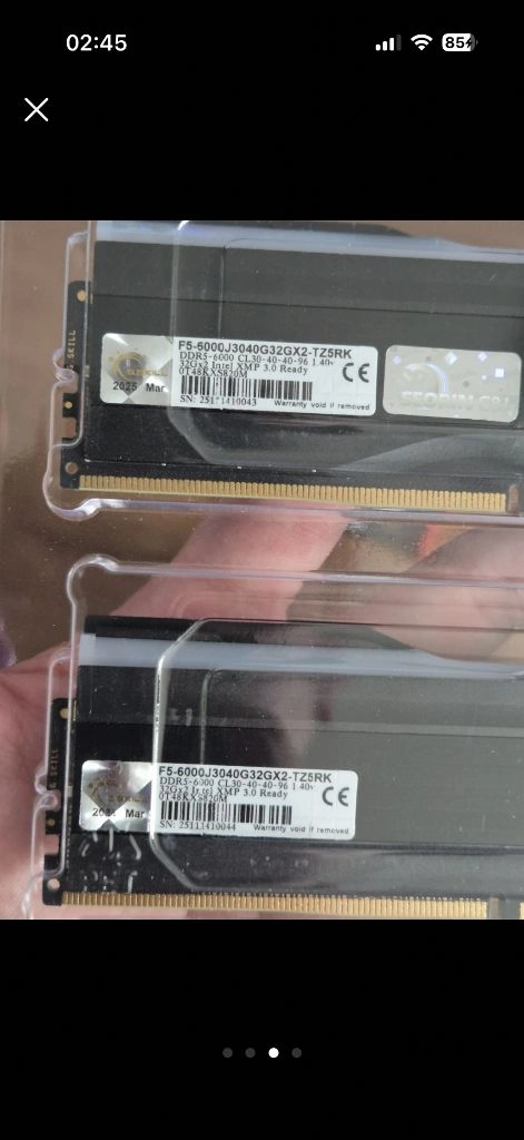 램? 지금이 제일 쌉니다 최상급 스팩 64GB (32GBx2) 이미지