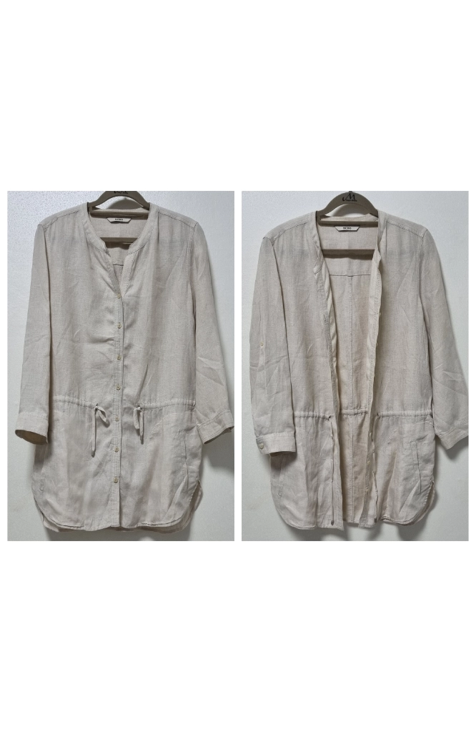 BCBG 린넨 마 블라우스 자켓 이미지