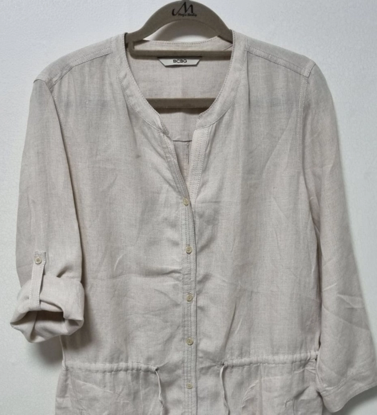 BCBG 린넨 마 블라우스 자켓 이미지