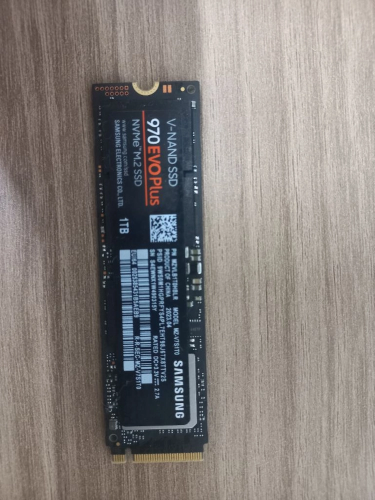 삼성 970evo plus Nvme M.2 ssd 1TB 팝니다. - 안심되는 중고거래