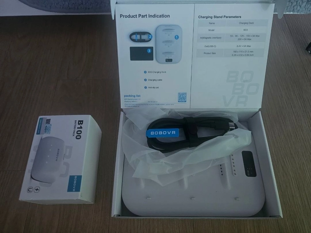 메타퀘스트2 3 S 스트랩 악세사리 BOBOVR S3PRO 헤일로 배터리 이미지