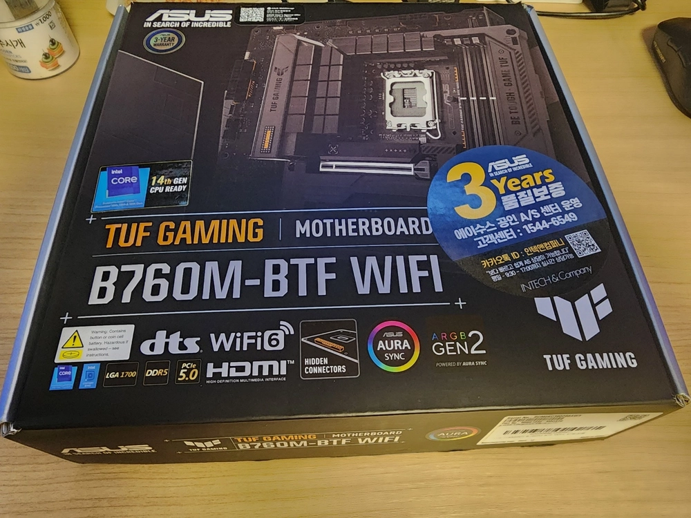 14600K+B760M TUF BTF 세트 팝니다. 이미지