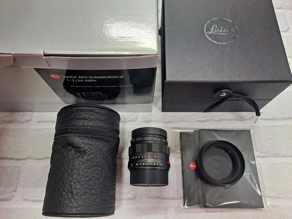 LEICA 50mm F2 ASPHAPO-SUMMICRON-M black chrome finish 이미지