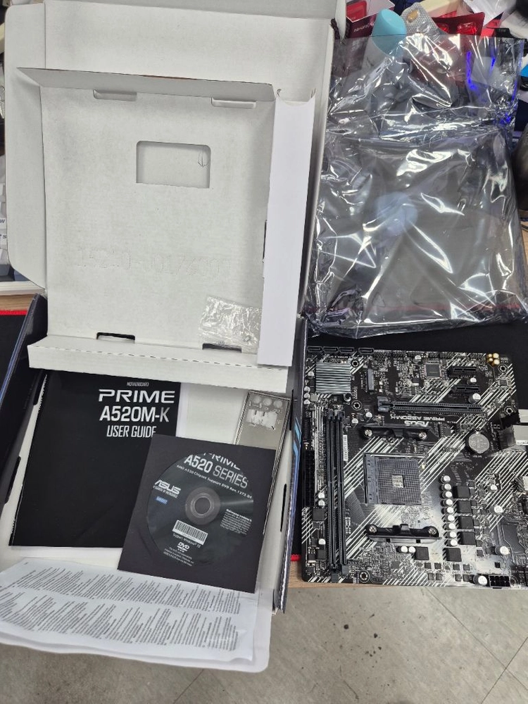 새제품)환불가능)ASUS PRIME A520M-K 메인보드(에이수스 이미지
