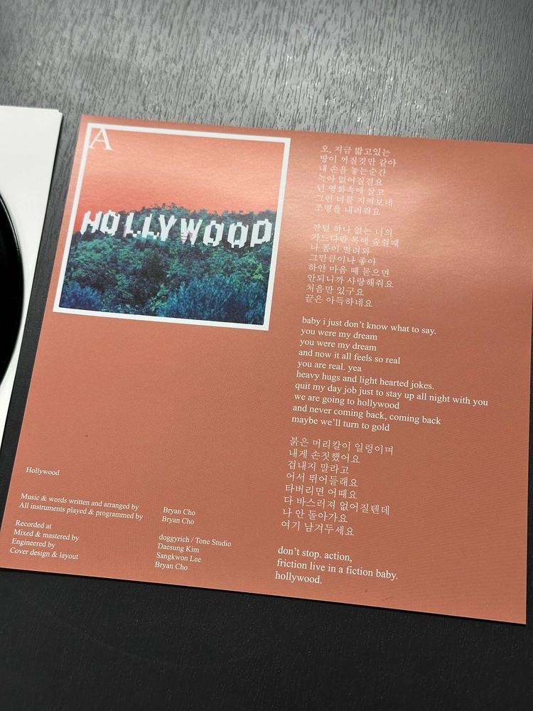 검정치마 Hollywood 7인치 LP 한정판 (단순개봉) 이미지