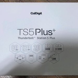 칼디짓 TS5 Plus 썬더볼트5독 80Gb/s 10GbE 140W 이미지