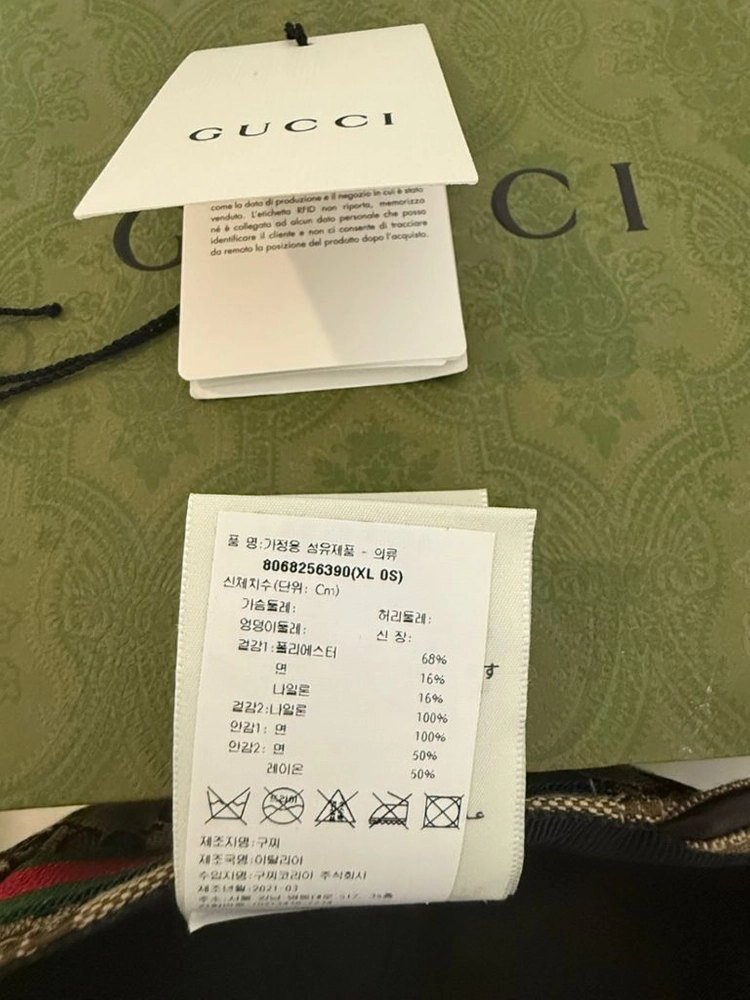 구찌 GG로고 볼캡, XL , 백화점 정품 이미지
