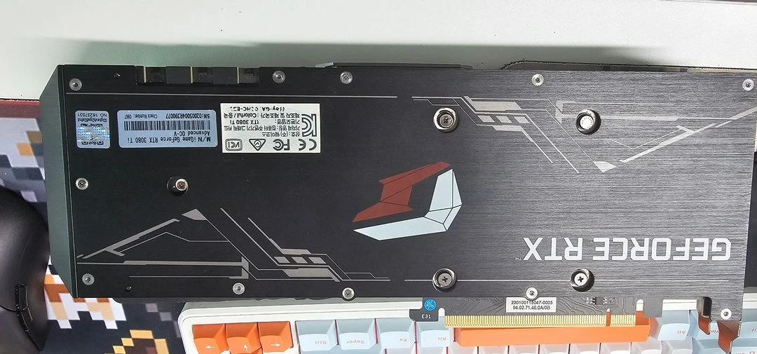풀박스)RTX3080TI ADVANCED OC 12G 순정 팝니다. 이미지