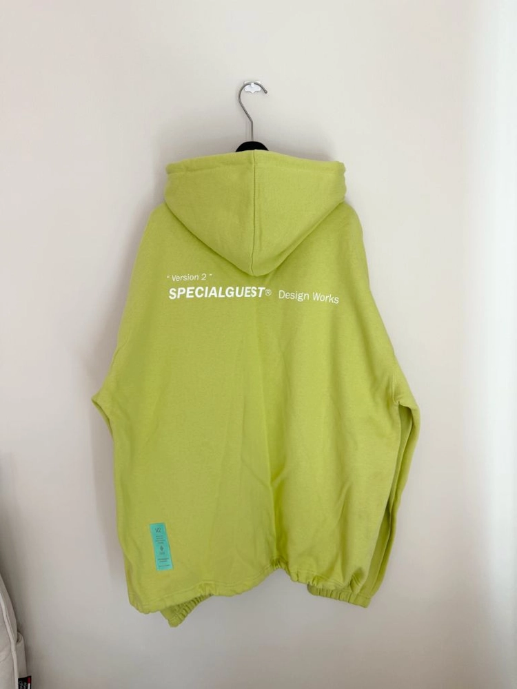 스페셜게스트 ADJUST HOODIE N 후드티 라임에이드 L 이미지
