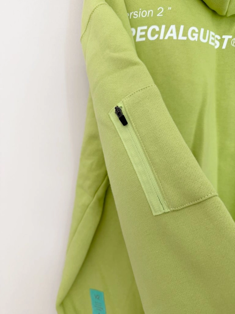 스페셜게스트 ADJUST HOODIE N 후드티 라임에이드 L 이미지