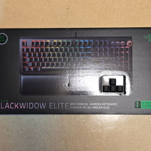 [미개봉] razer 블랙위도우 elite 키보드 (녹축) 이미지