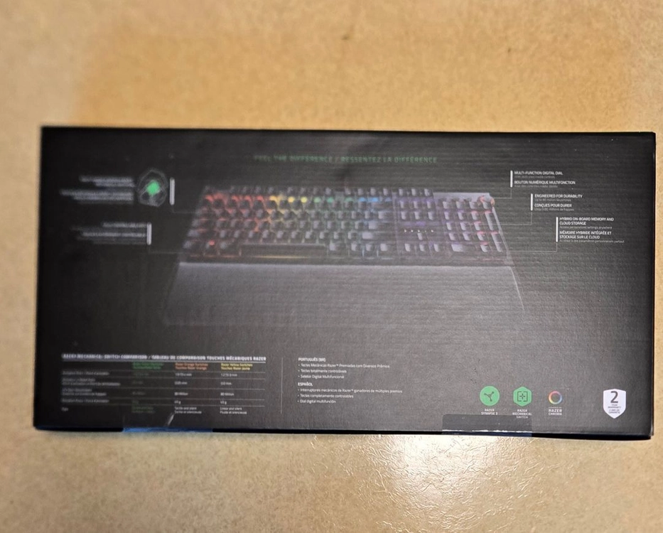 [미개봉] razer 블랙위도우 elite 키보드 (녹축) 이미지