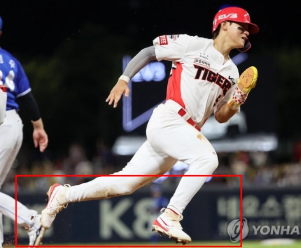 김도영야구화-나이키 알파허라취NXT 미드 징스파이크 250mm 이미지