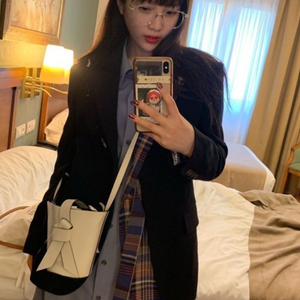 프론트로우 x 푸시버튼 콜라보 울 자켓 블레이저 M 이미지