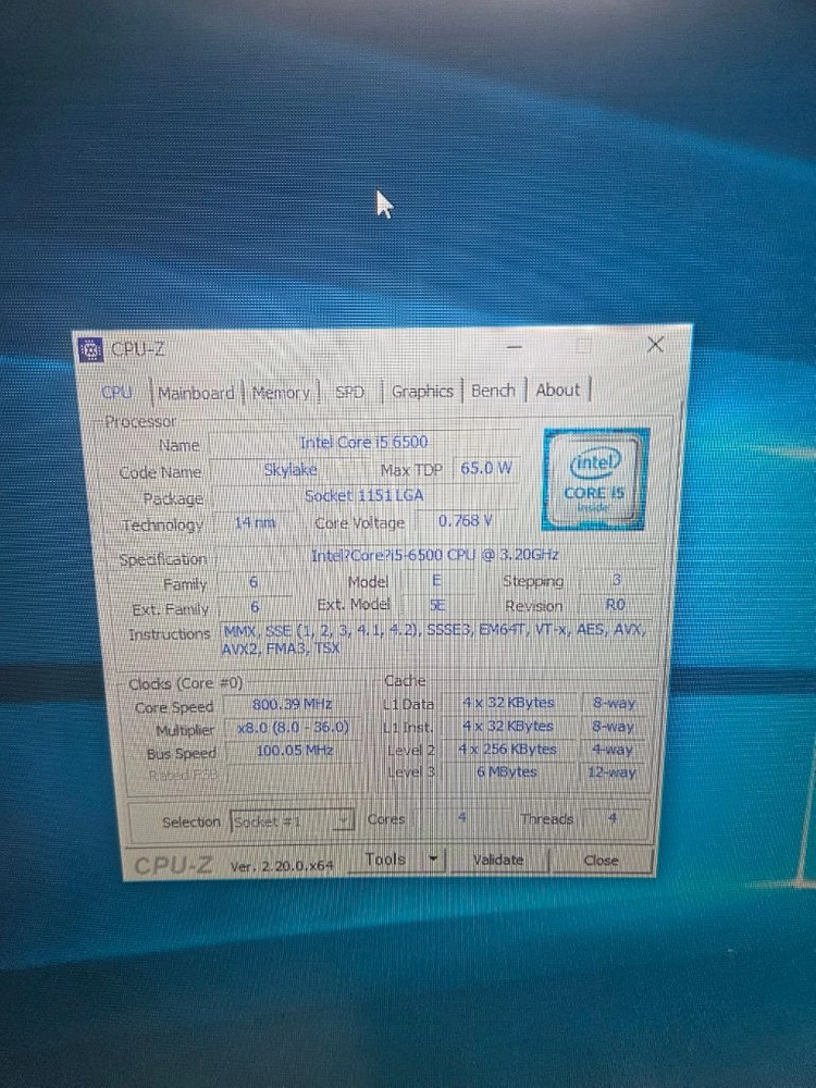 인텔 i5-6500 + ASRock H110M-DVS 메인보드 세트 판매 이미지