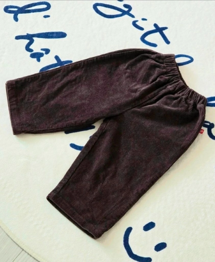 꼬숑 코듀로이 팬츠 브라운 M(1-2Y) 이미지