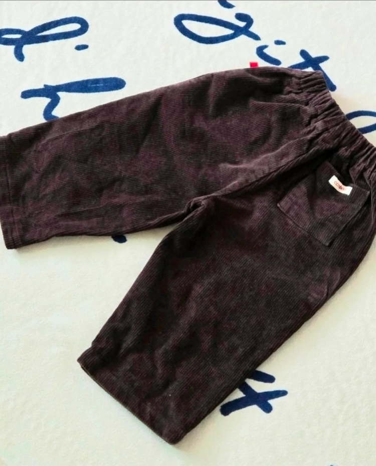 꼬숑 코듀로이 팬츠 브라운 M(1-2Y) 이미지