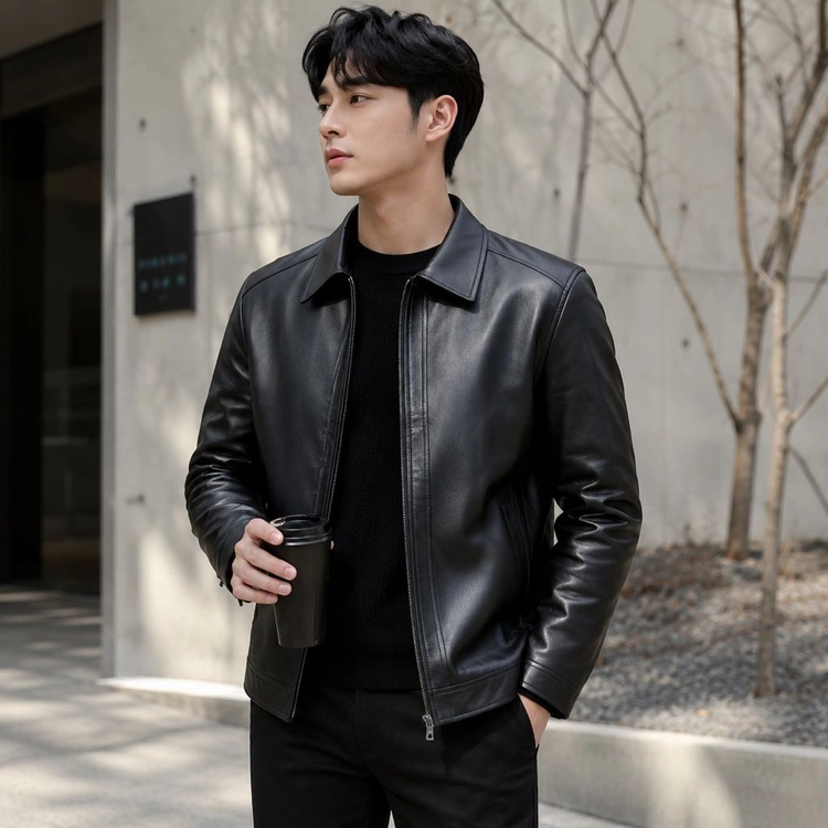 남성 가죽 자켓 XL새제품 이미지