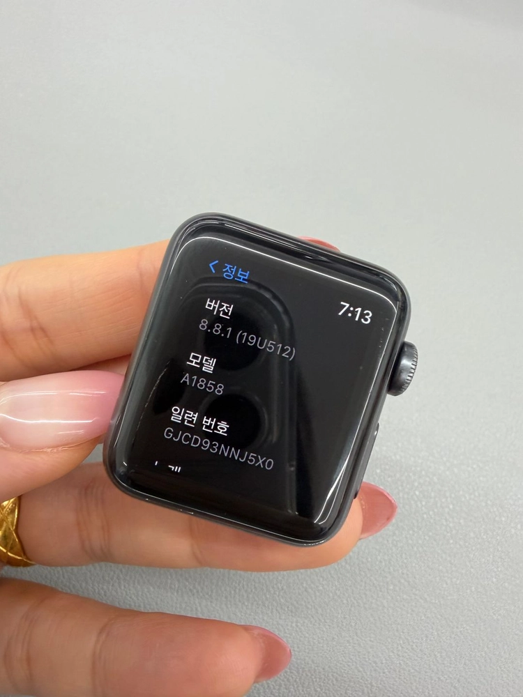 애플워치3 38mm 실버 GPS 실사진 426276 - 안심되는 중고거래