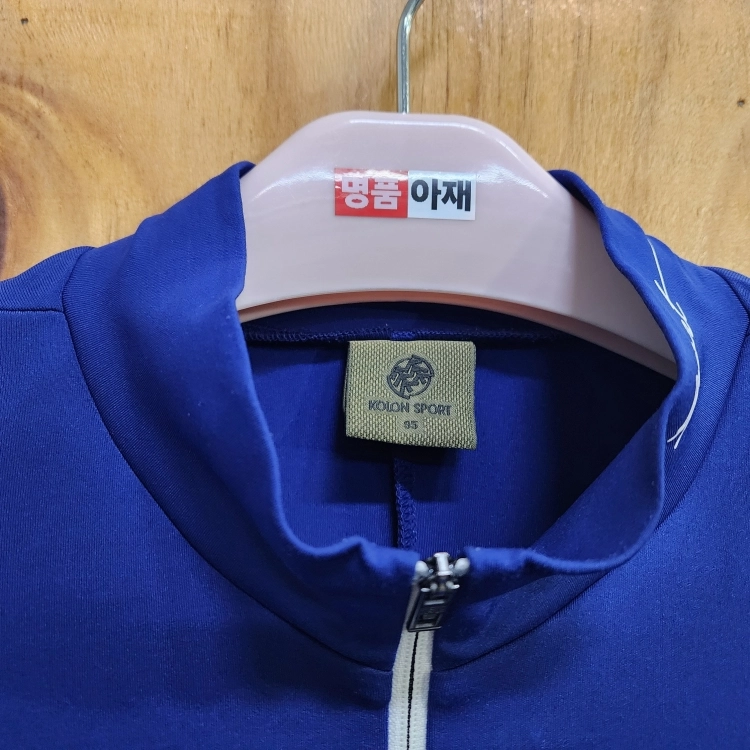 코오롱스포츠 여성 반집업 긴팔 티셔츠 블루 95 이미지