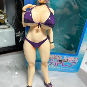 [정품/1/5 대형스케일/S급본체] 다이키 공업 <퀸즈 블레이드> 무기상 카틀레야 수영복 Ver.2 (전고 33 이미지