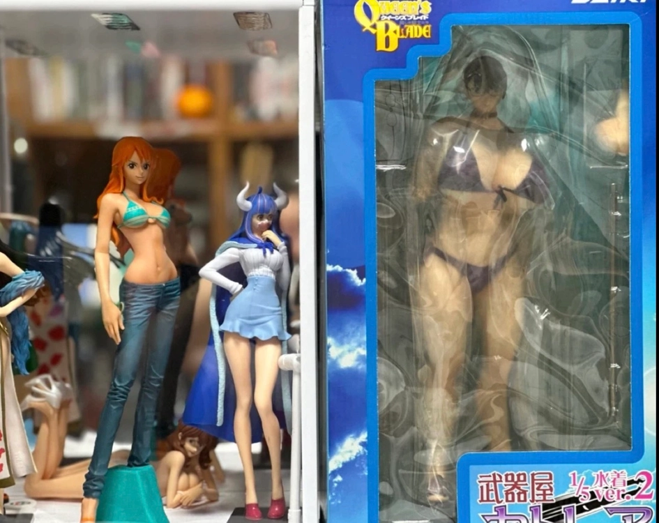[정품/1/5 대형스케일/S급본체] 다이키 공업 <퀸즈 블레이드> 무기상 카틀레야 수영복 Ver.2 (전고 33 이미지