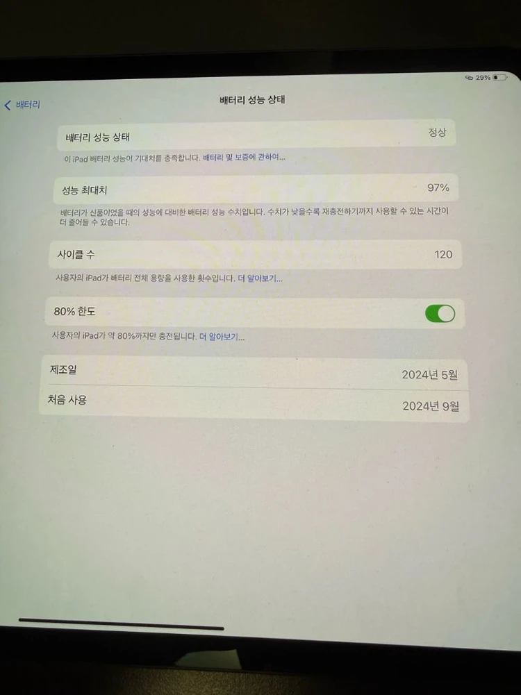 아이패드 프로 m4 11인치 1tb wifi 에케플 이미지