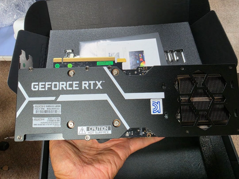 RTX 3080 12GB LHR 그래픽카드 이미지