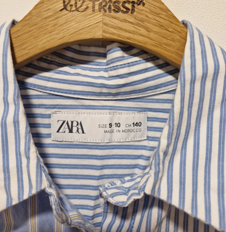 ZARA 키즈 스트라이프 셔츠 140 이미지