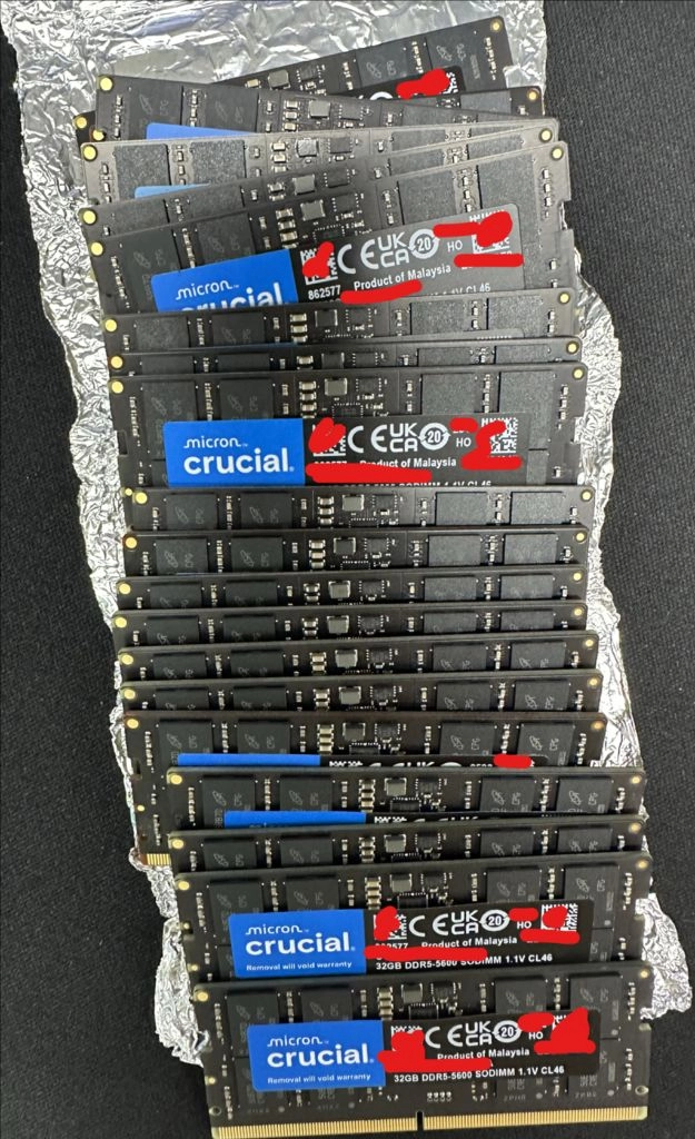 Crucial DDR5 32GB 5600MHz 노트북 램 이미지