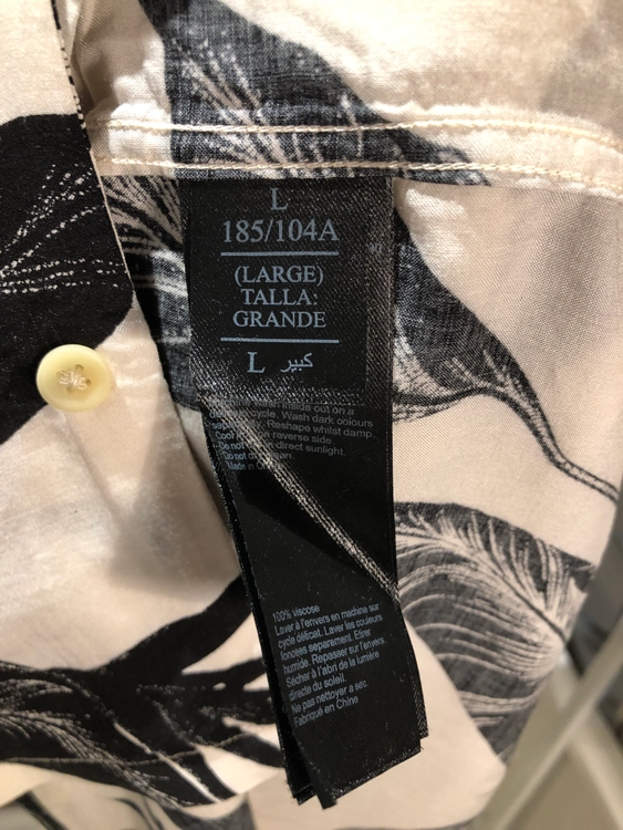 올세인츠 버지니아 하와이안 셔츠 L 사이즈 팝니다. Allsaints Viginia 이미지