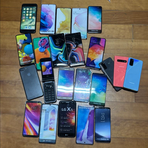일괄)갤럭시 아이폰 lg 휴대폰 목업폰 인테리어 소품 휴대폰 모형 꾸미기용 포장용 이미지