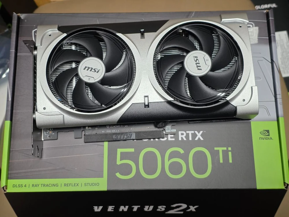 msi rtx 5060ti 8gb 벤투스 팝니다 - 안심되는 중고거래