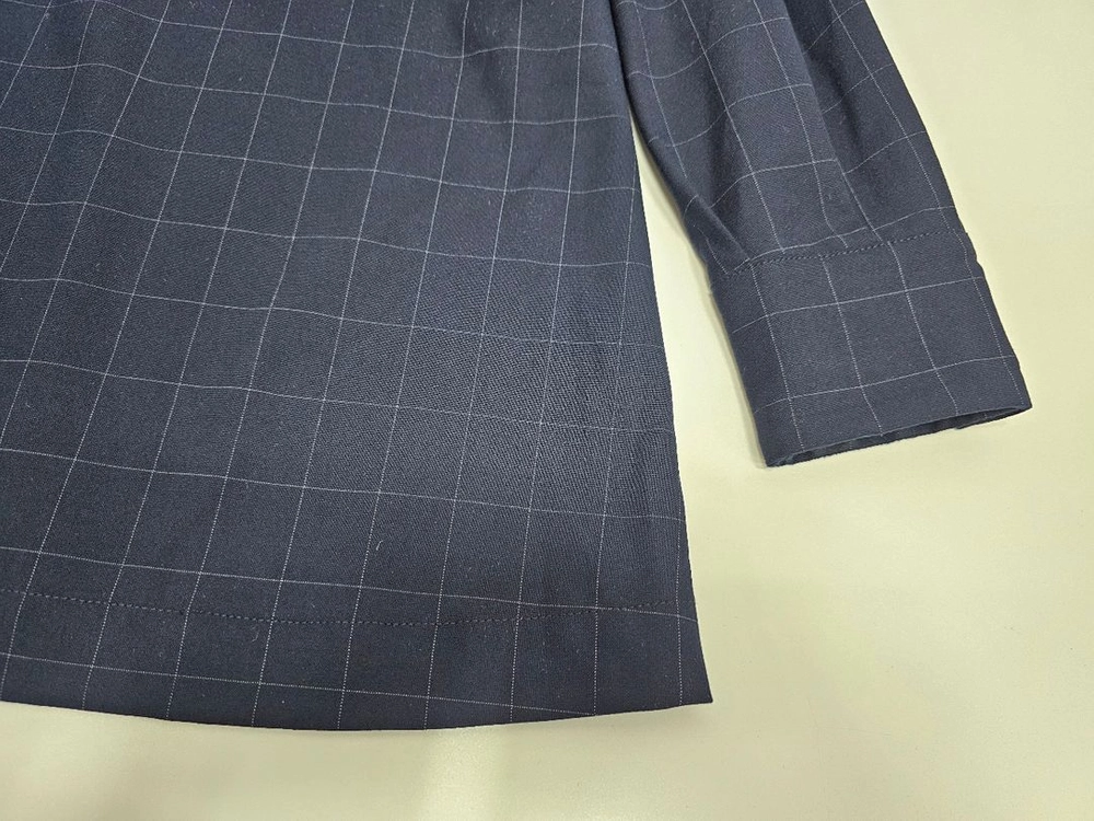 A.P.C. 아페쎄 여성 윈도우체크 셔츠 원피스 / 여 34 (84-70) 다크네이비 이미지