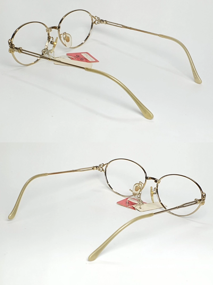 ValentinoC 3104 안경테 51mm 티타늄 오벌형 일본 빈티지 데드스톡 레트로 클래식 아메카지 Y2K 패션 이미지
