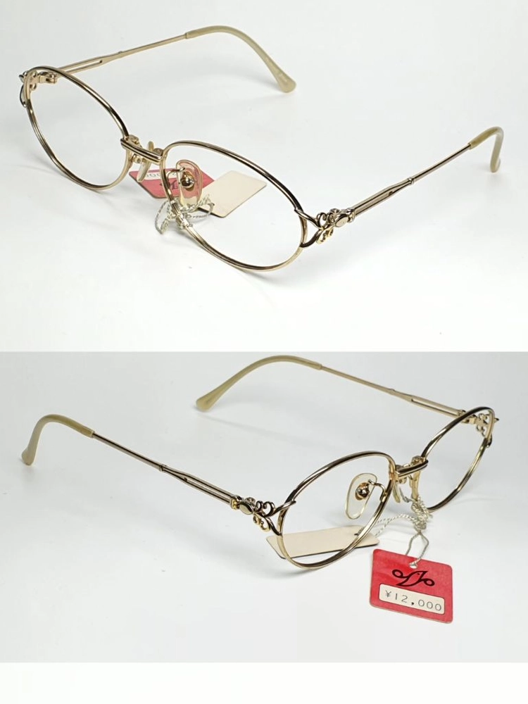 ValentinoC 3104 안경테 51mm 티타늄 오벌형 일본 빈티지 데드스톡 레트로 클래식 아메카지 Y2K 패션 이미지
