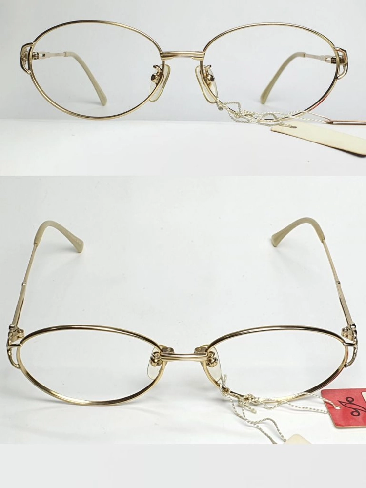 ValentinoC 3104 안경테 51mm 티타늄 오벌형 일본 빈티지 데드스톡 레트로 클래식 아메카지 Y2K 패션 이미지