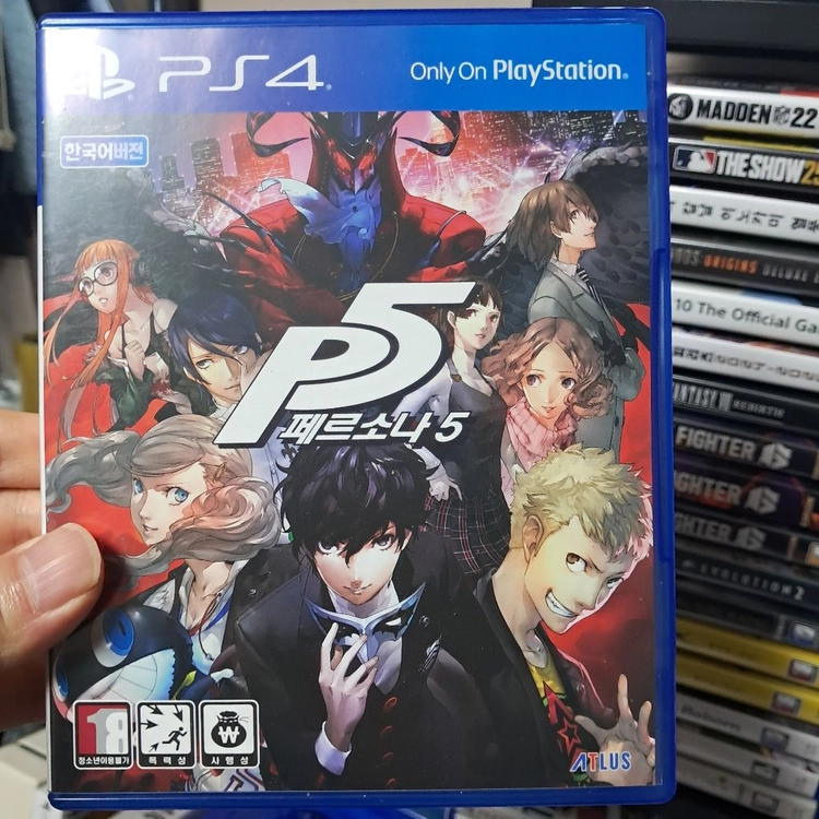 ps4 페르소나5 이미지