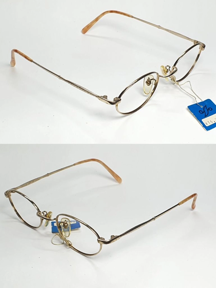 A.G.SPALDING&BROS BS-343 안경테 48mm 오벌형 긱시크 일본 빈티지 데드스톡 아메카지 레트로 이미지