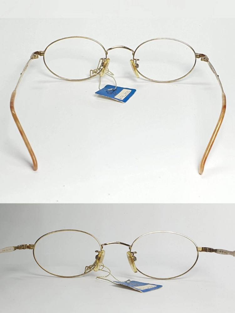 A.G.SPALDING&BROS BS-343 안경테 48mm 오벌형 긱시크 일본 빈티지 데드스톡 아메카지 레트로 이미지