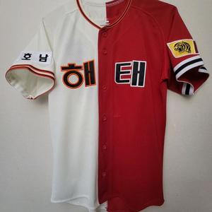 <새상품>해태타이거즈 올드야구 반반유니폼 90 이종범 이미지