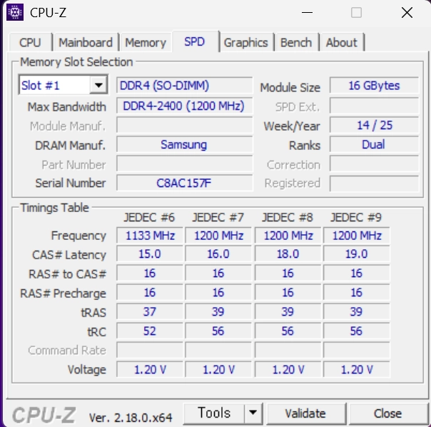 [삼성 칩/테스트완료] 비티즈 노트북용 DDR4 16G (PC4-19200 / 2400T) 이미지